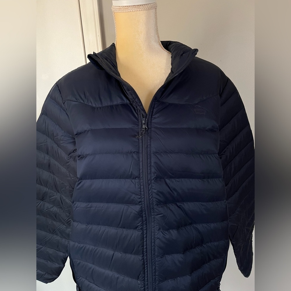 NWT Levi’s Men’s Devin Down Packable Puffer Jacket in Bungee Cord Brown Size M - Picture 3 of 13